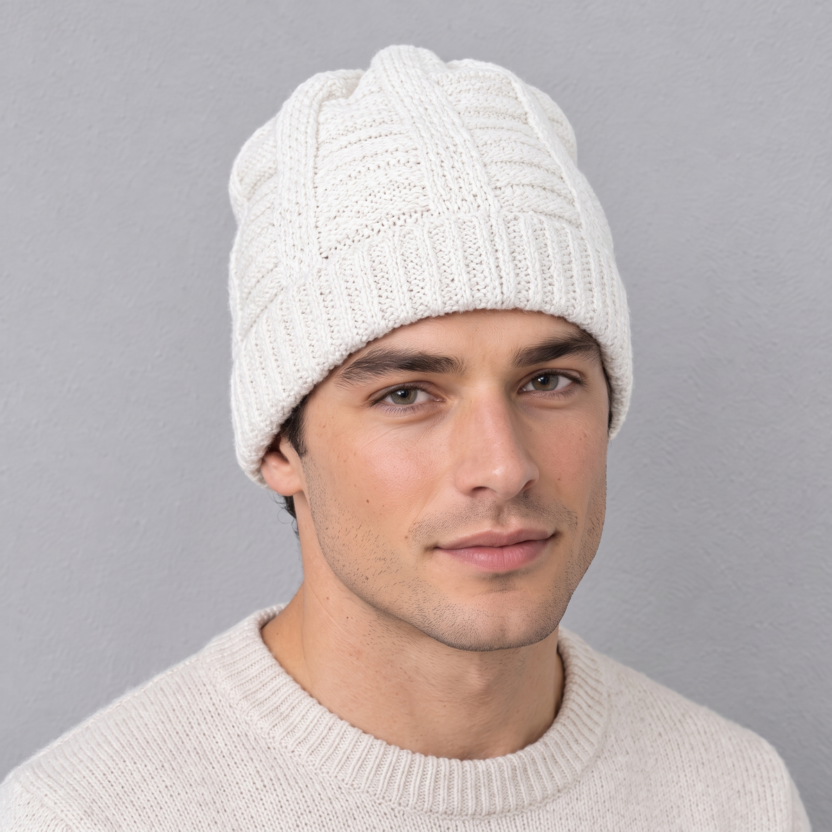Soft Stretch Knit Beanie man feature 197