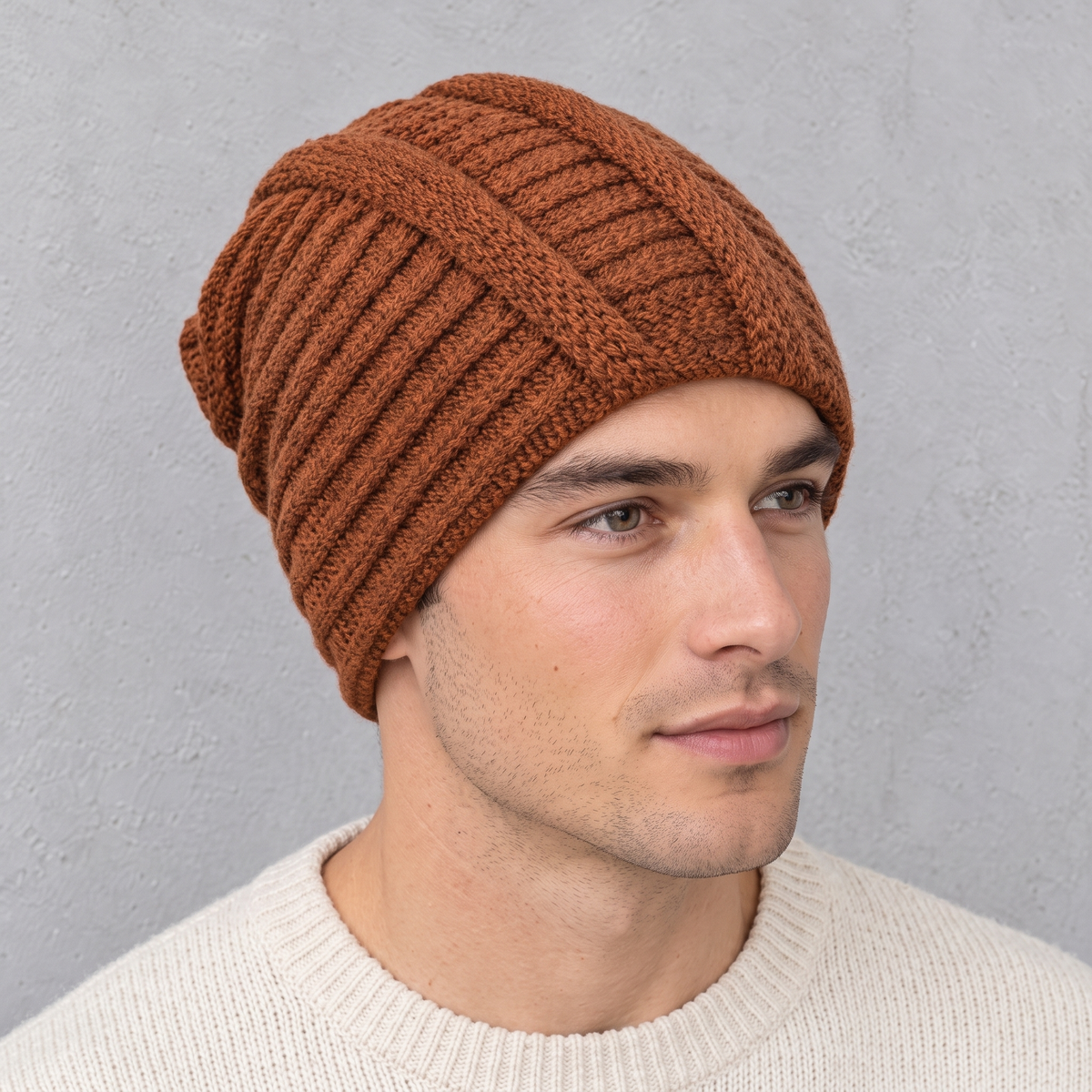 Soft Stretch Knit Beanie man feature 200