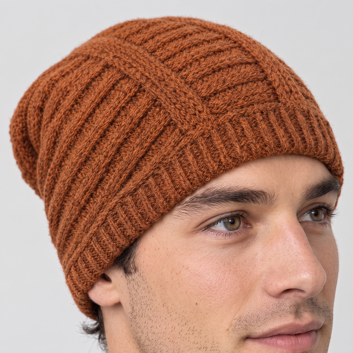 Soft Stretch Knit Beanie man feature 201