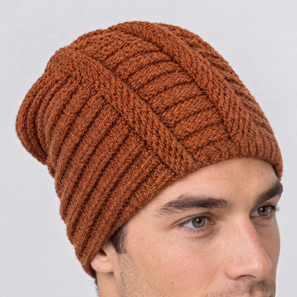 Soft Stretch Knit Beanie man feature 202