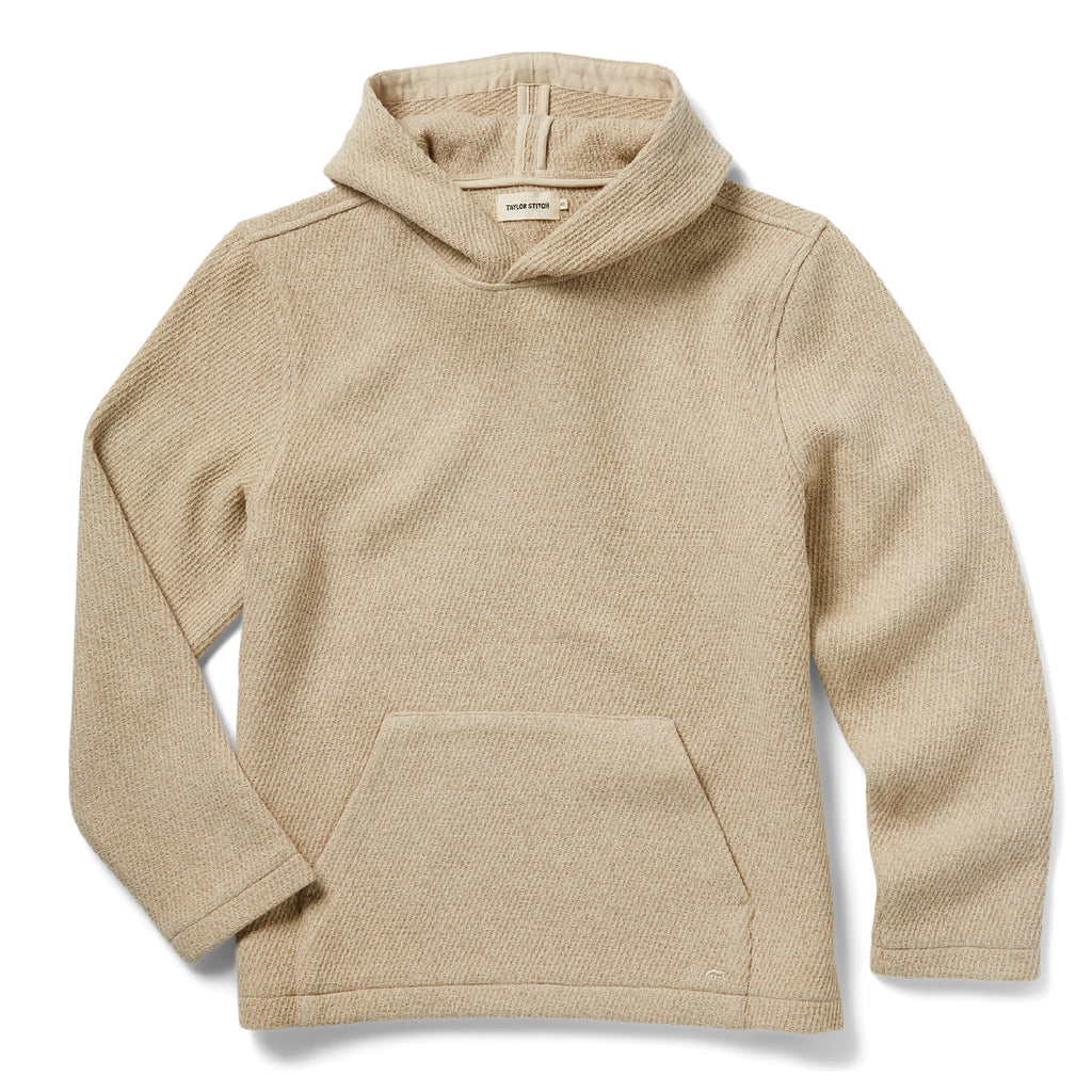 Men's The Nomad Hoodie in Flax Twill — Sweater