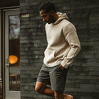 Men's The Nomad Hoodie in Flax Twill — Sweater