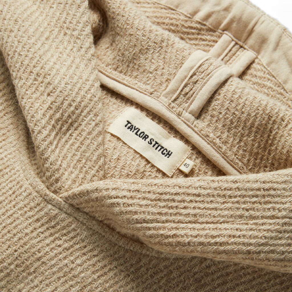 Men's The Nomad Hoodie in Flax Twill — Sweater
