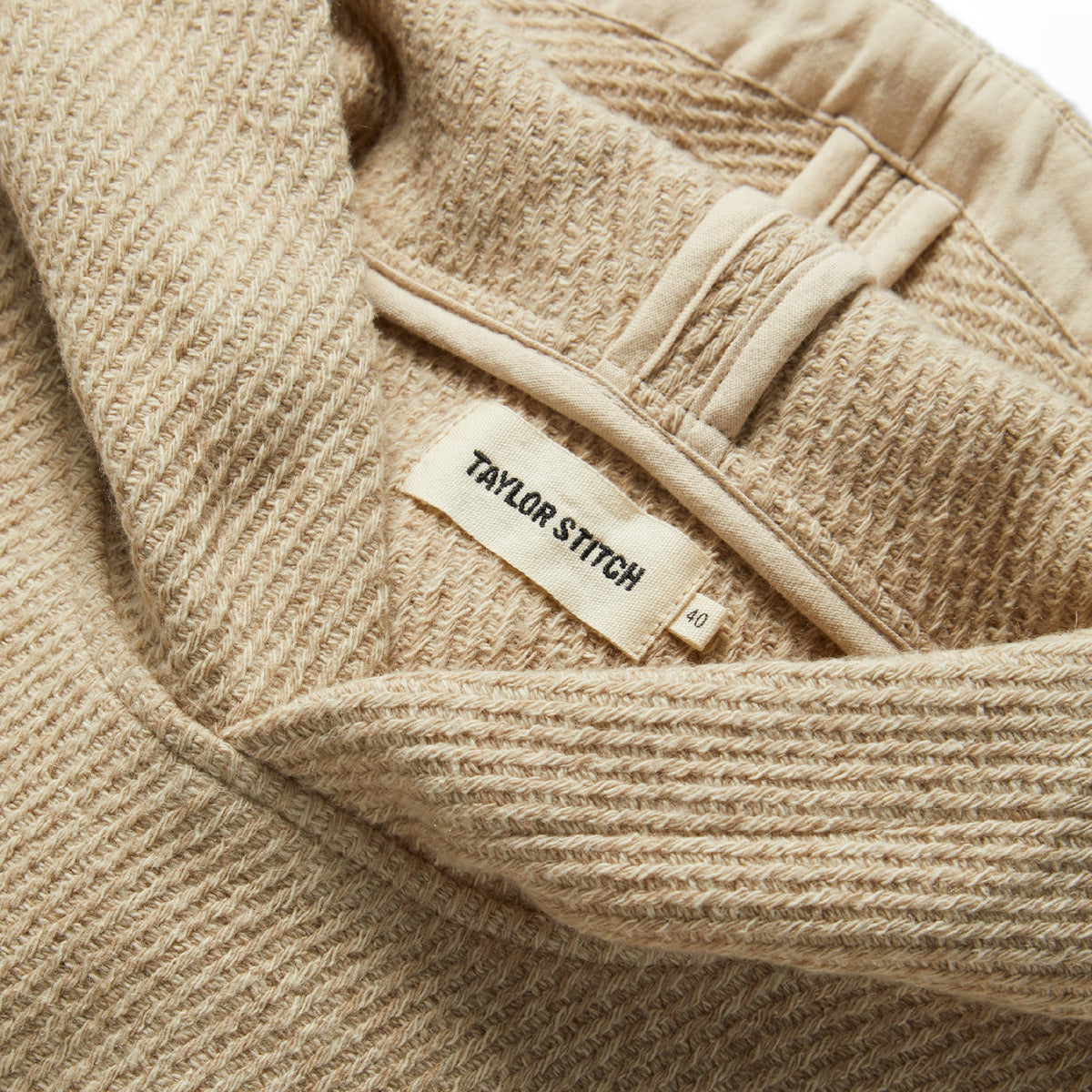 Men's The Nomad Hoodie in Flax Twill — Sweater