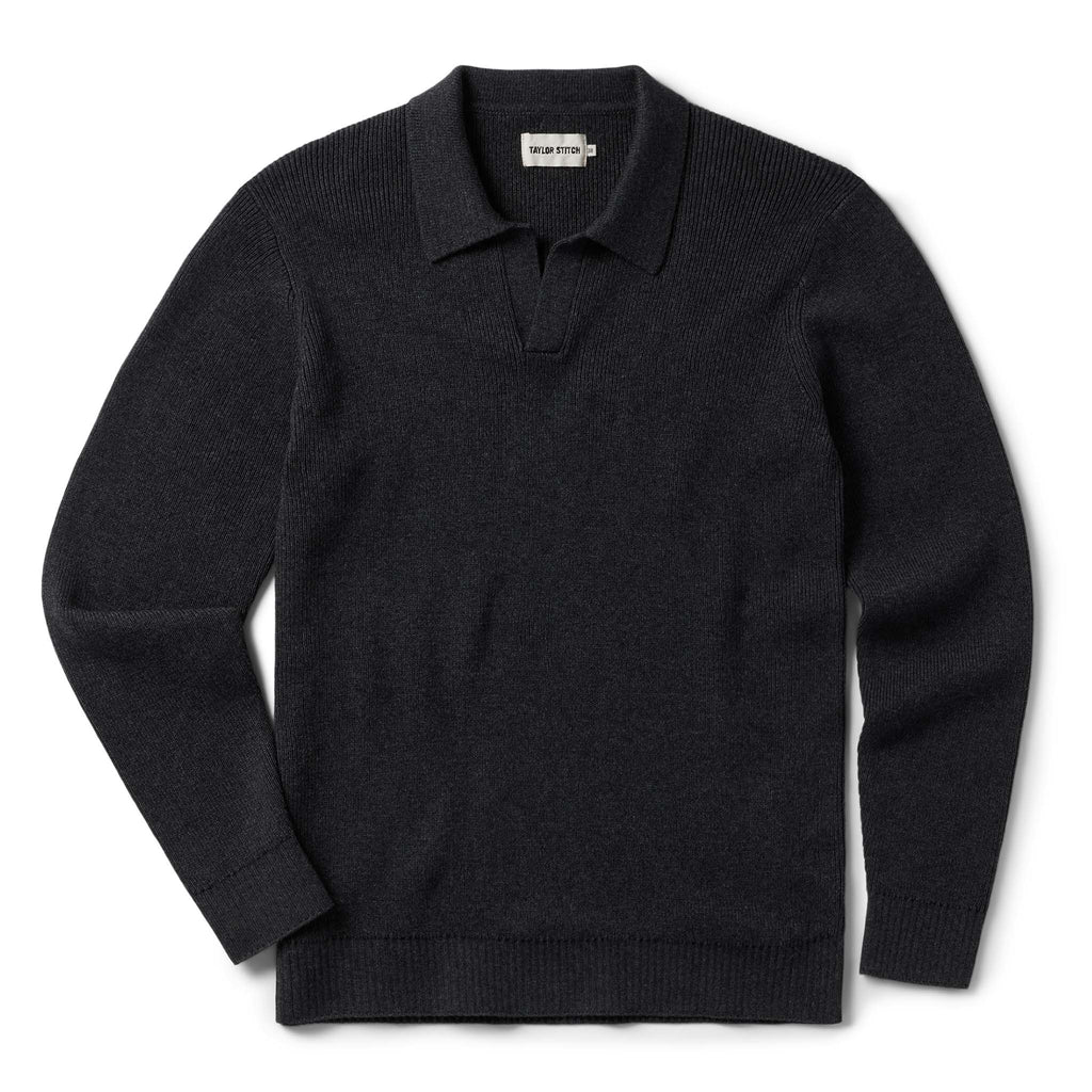 Men's The Charleston Sweater in Heather Charcoal