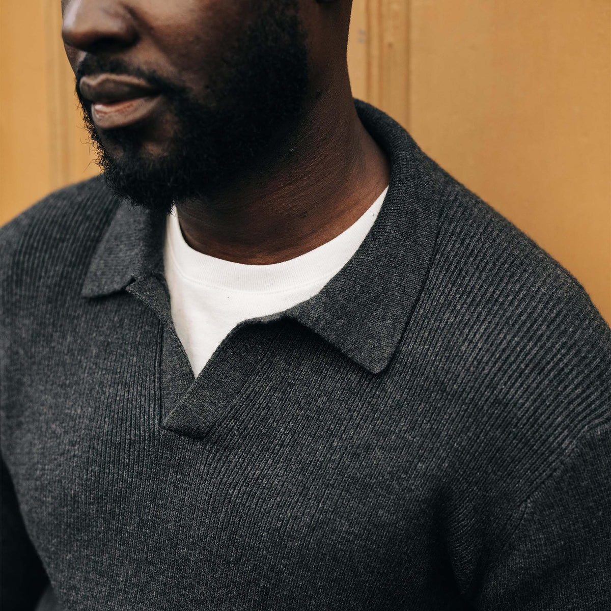 Men's The Charleston Sweater in Heather Charcoal