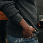 Men's The Charleston Sweater in Heather Charcoal