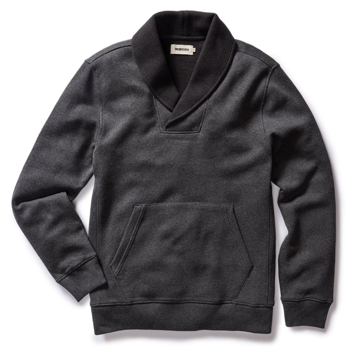 Men's The Horizon Shawl Pullover in Coal Heather — Sweater