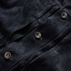 Men's The Ryder Jacket in Dark Navy Suede