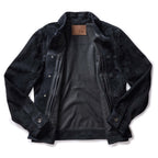 Men's The Ryder Jacket in Dark Navy Suede