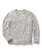 Men's The Match V-Neck Sweater in Sable Merino Slub