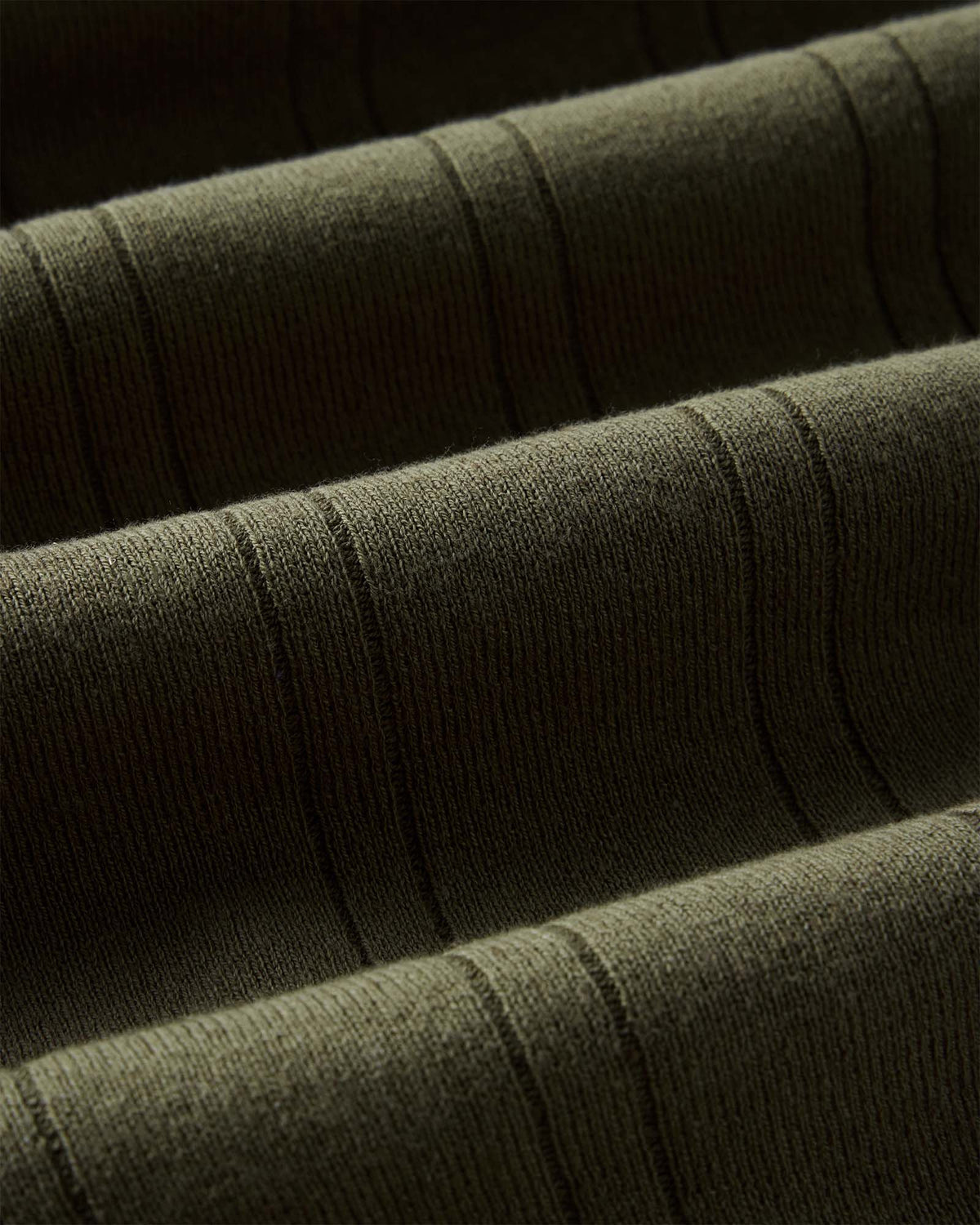 Men's The Valencia Sweater Polo in Heather Cilantro Rib