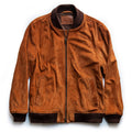 Men's The Bomber Jacket in Whiskey Suede
