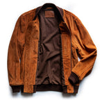 Men's The Bomber Jacket in Whiskey Suede