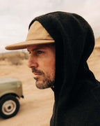 Men's The Sunset Hoodie in Black Indigo Terry — Sweater