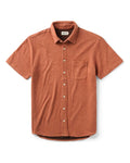 Men's The Short Sleeve California in Heather Driftwood Double Knit — Shirt