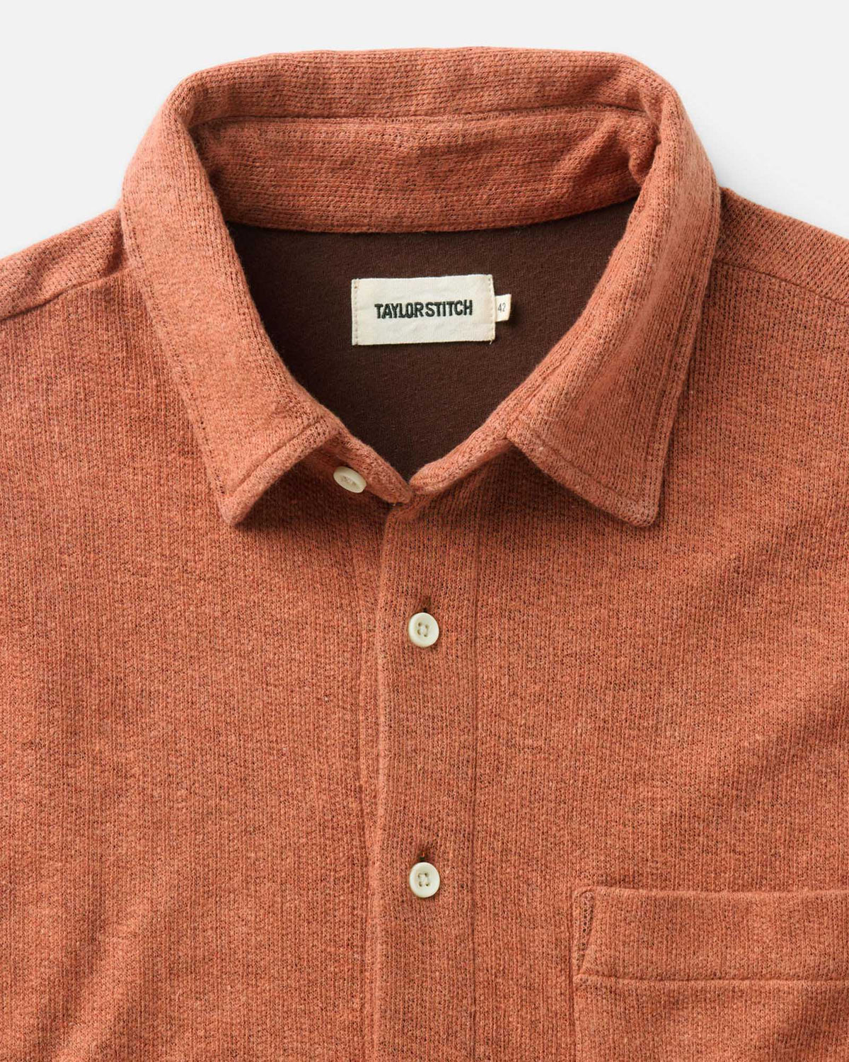 Men's The Short Sleeve California in Heather Driftwood Double Knit — Shirt