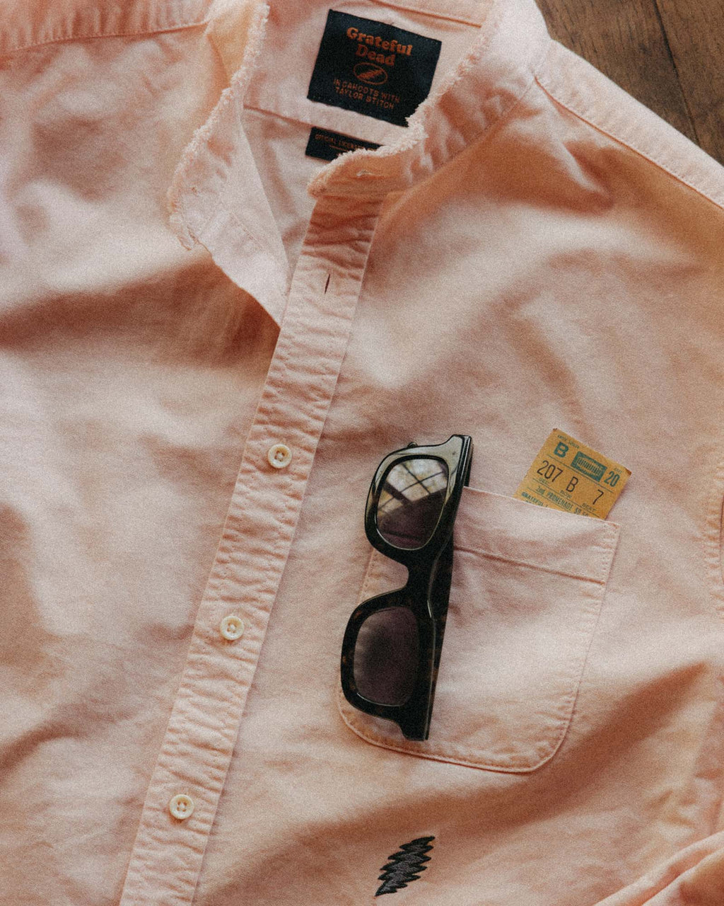 Men's The Stageworn Jack in Pale Rose Oxford — Shirt