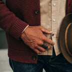 Men's The Crawford Sweater in Burgundy