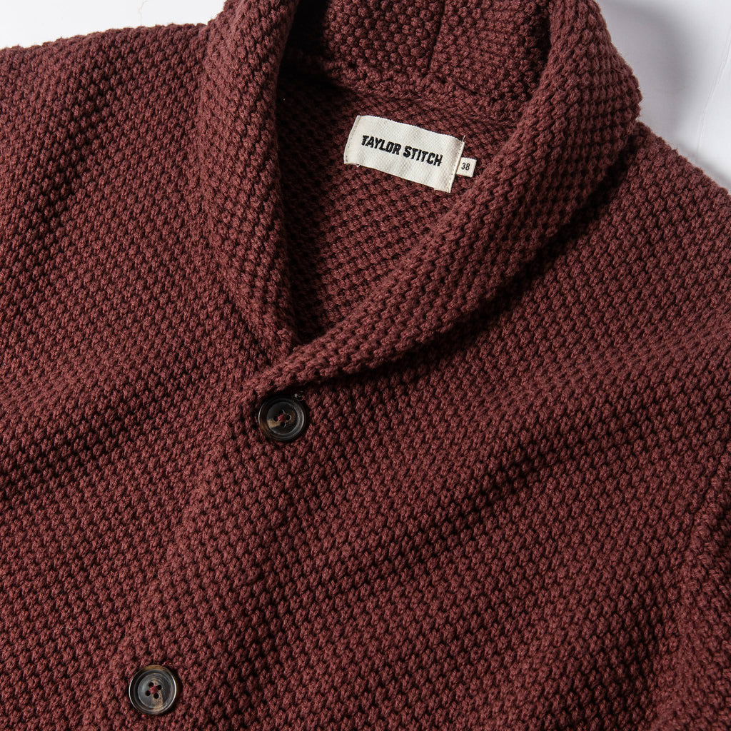 Men's The Crawford Sweater in Burgundy