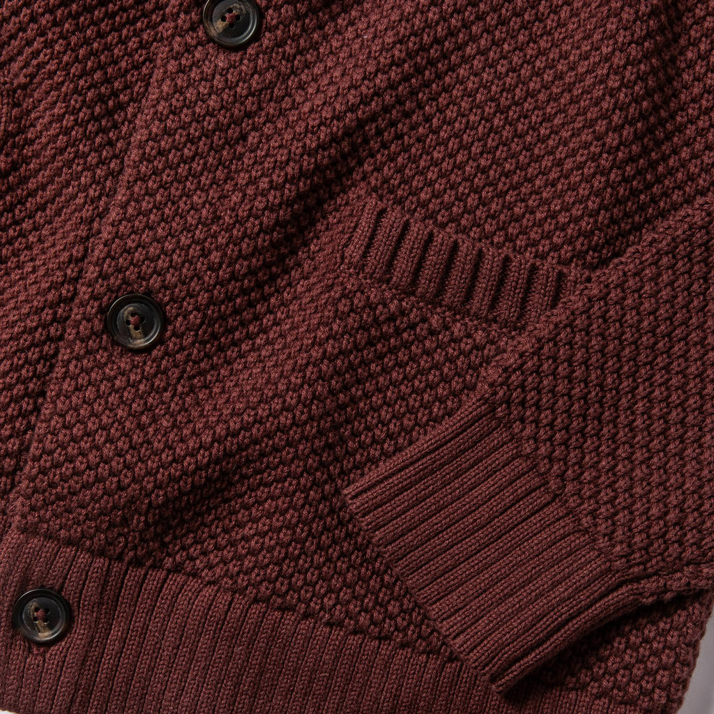 Men's The Crawford Sweater in Burgundy