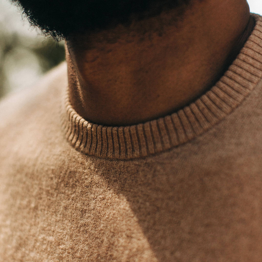 Men's The Double Knit Sweater in British Khaki