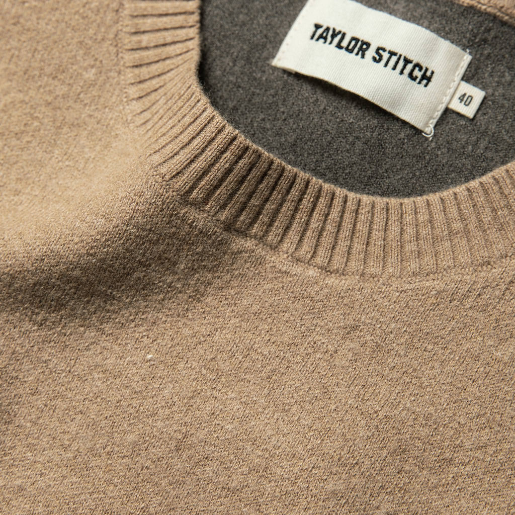Men's The Double Knit Sweater in British Khaki