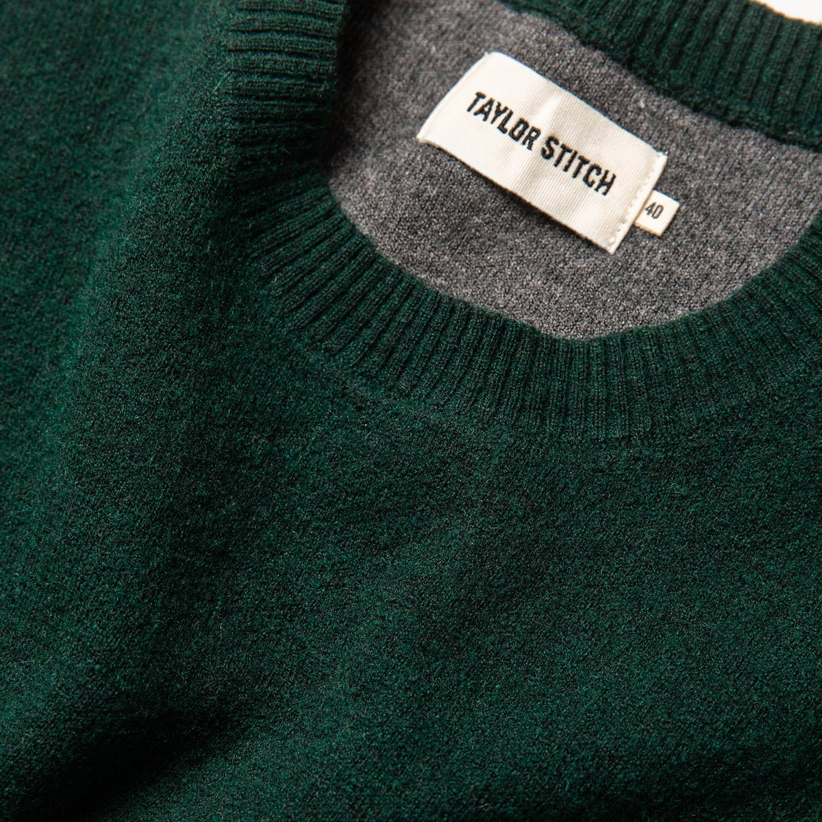 Men's The Double Knit Sweater in Forest