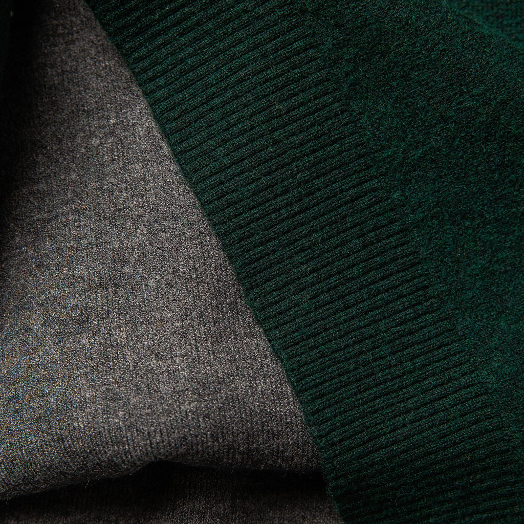 Men's The Double Knit Sweater in Forest