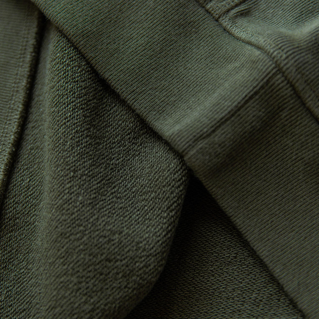 Men's The Fillmore Crewneck in Dark Olive Terry — Sweater