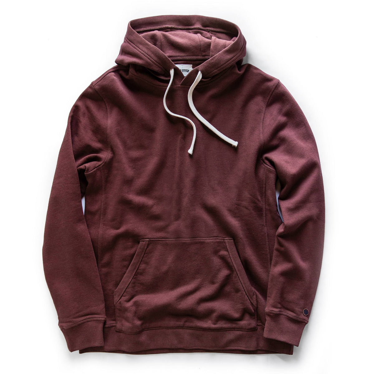 Men's The Fillmore Hoodie in Burgundy Terry — Sweater