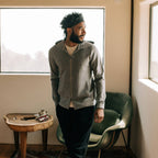 Men's The Portola Hoodie in Aluminum — Sweater