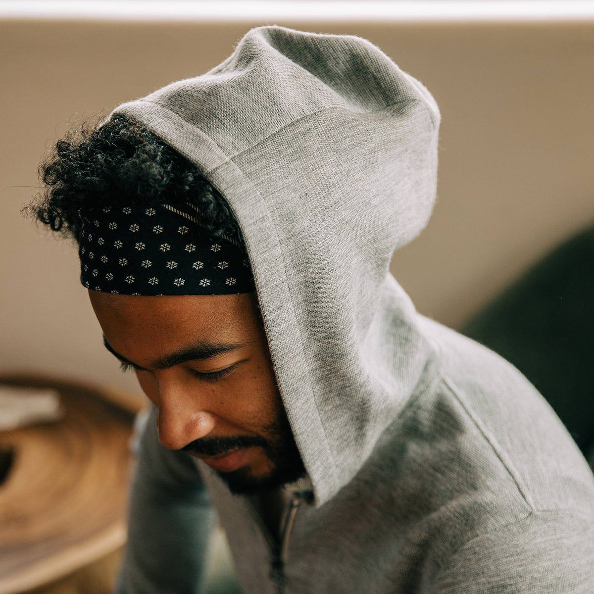 Men's The Portola Hoodie in Aluminum — Sweater