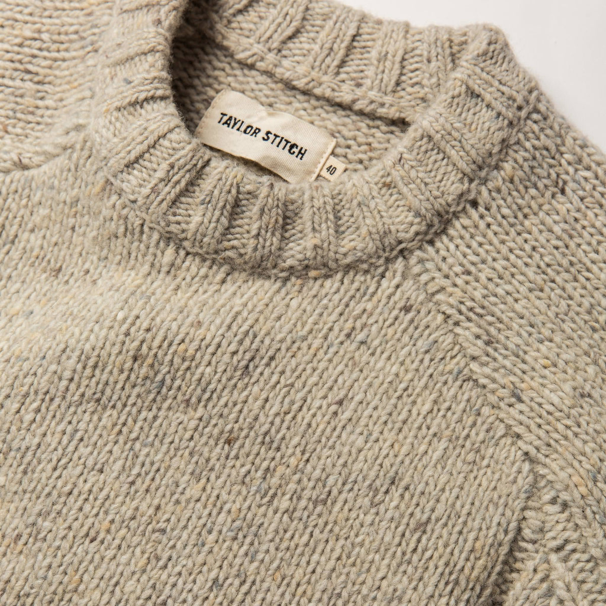 Men's The Topside Sweater in Natural Cable Knit