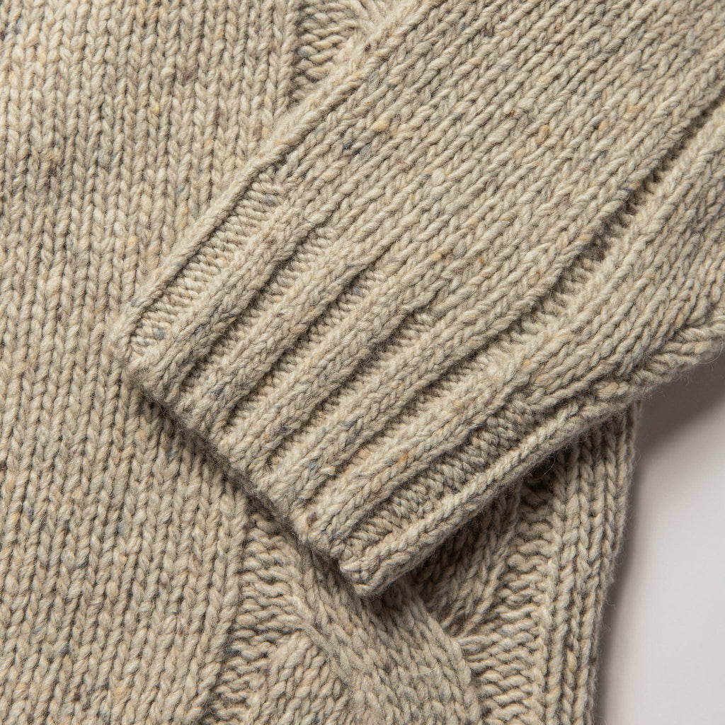 Men's The Topside Sweater in Natural Cable Knit