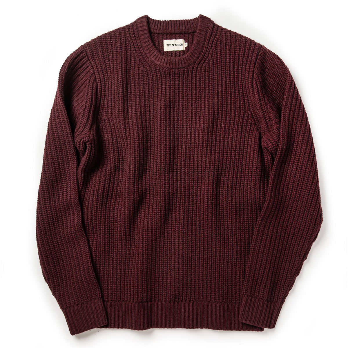 Men's The Wharf Sweater in Burgundy