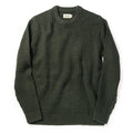 Men's The Wharf Sweater in Dark Olive