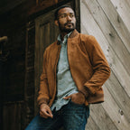 Men's The Bomber Jacket in Sierra Suede