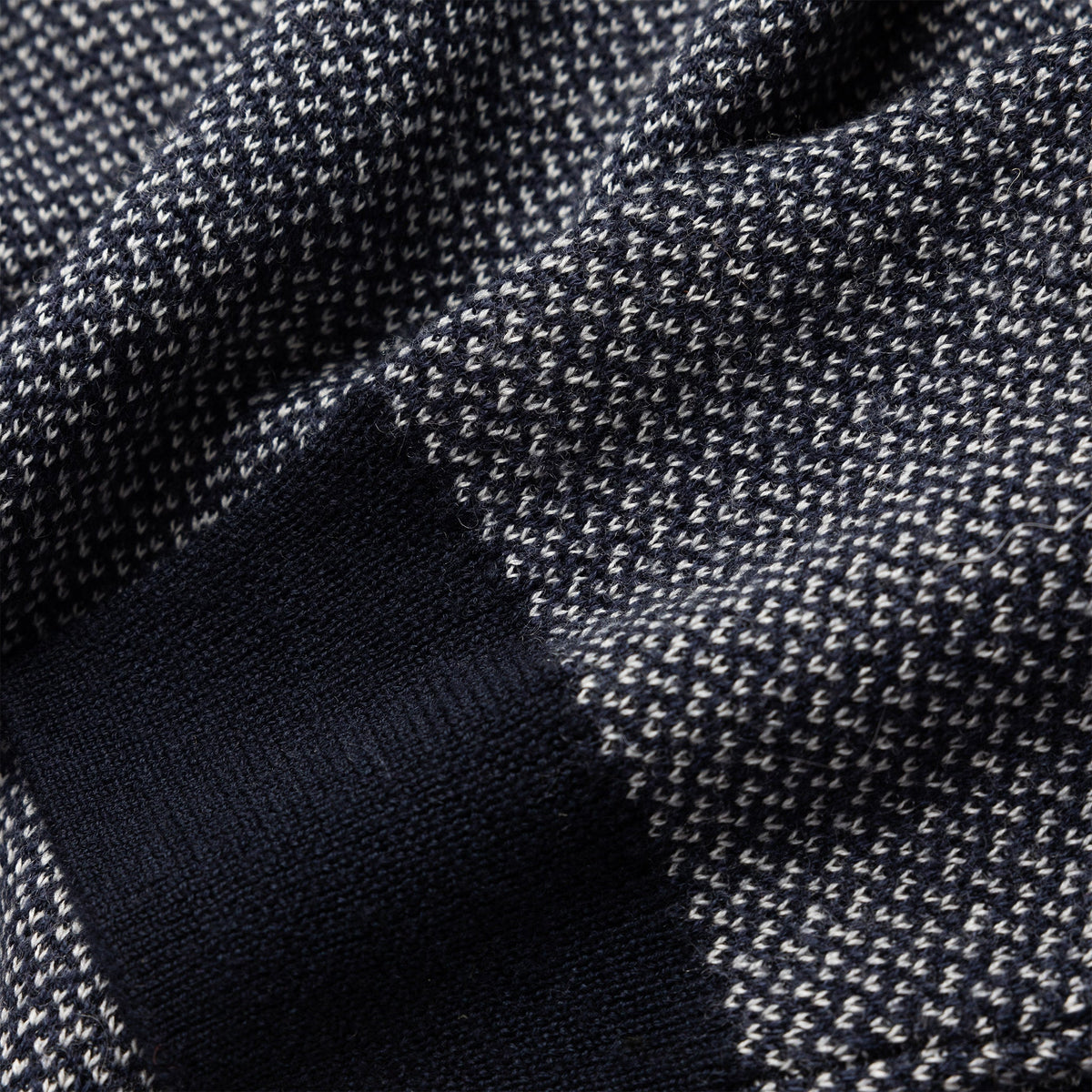 Men's The Everett Sweater in Navy Birdseye