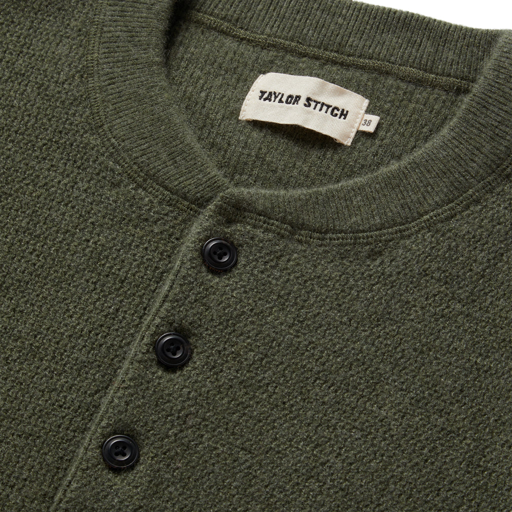 Men's The Hudson Sweater in Heather Green