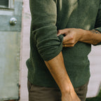Men's The Hudson Sweater in Heather Green