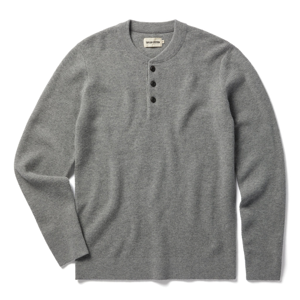 Men's The Hudson Sweater in Heather Grey