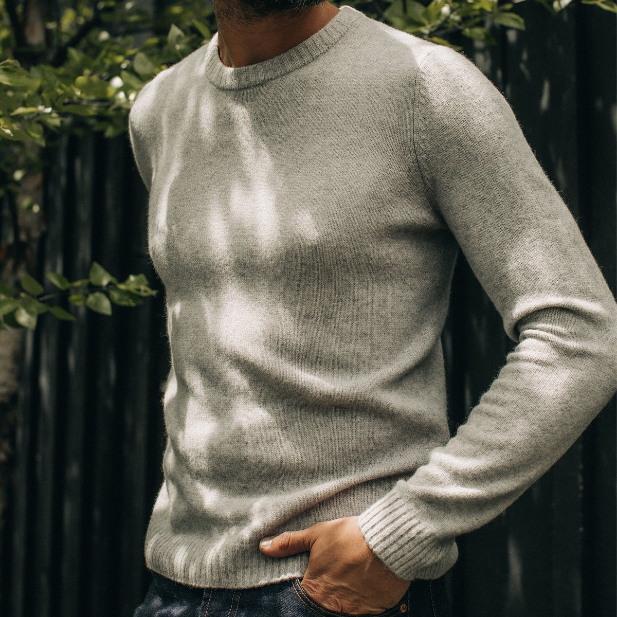Men's The Lodge Sweater in Heather Grey