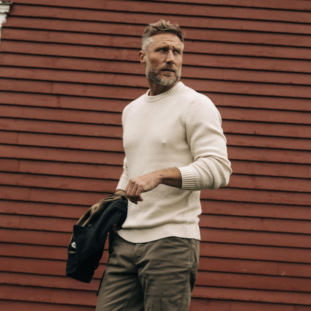 Men's The Russell Sweater in Heather Oat