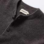 Men's The Sidecountry Sweater in Heather Coffee Merino Waffle