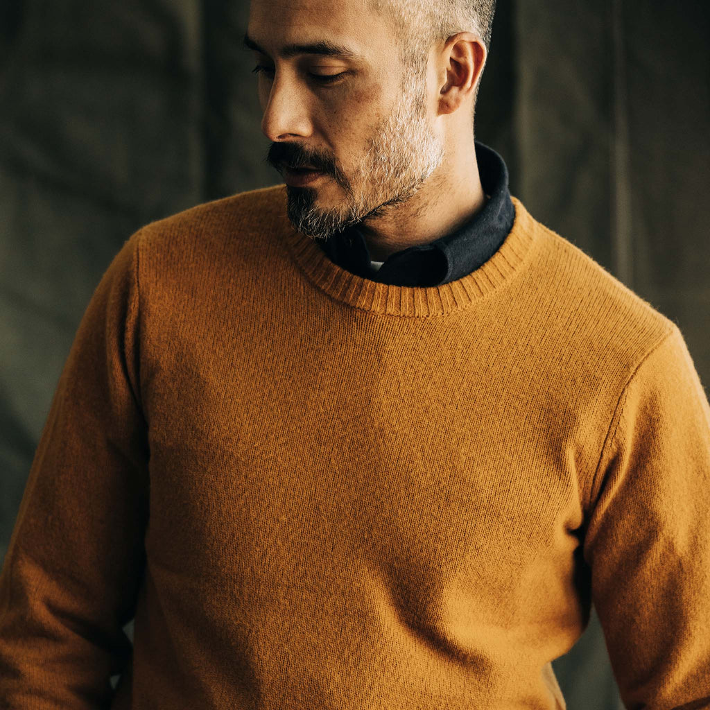 Men's The Lodge Sweater in Gold