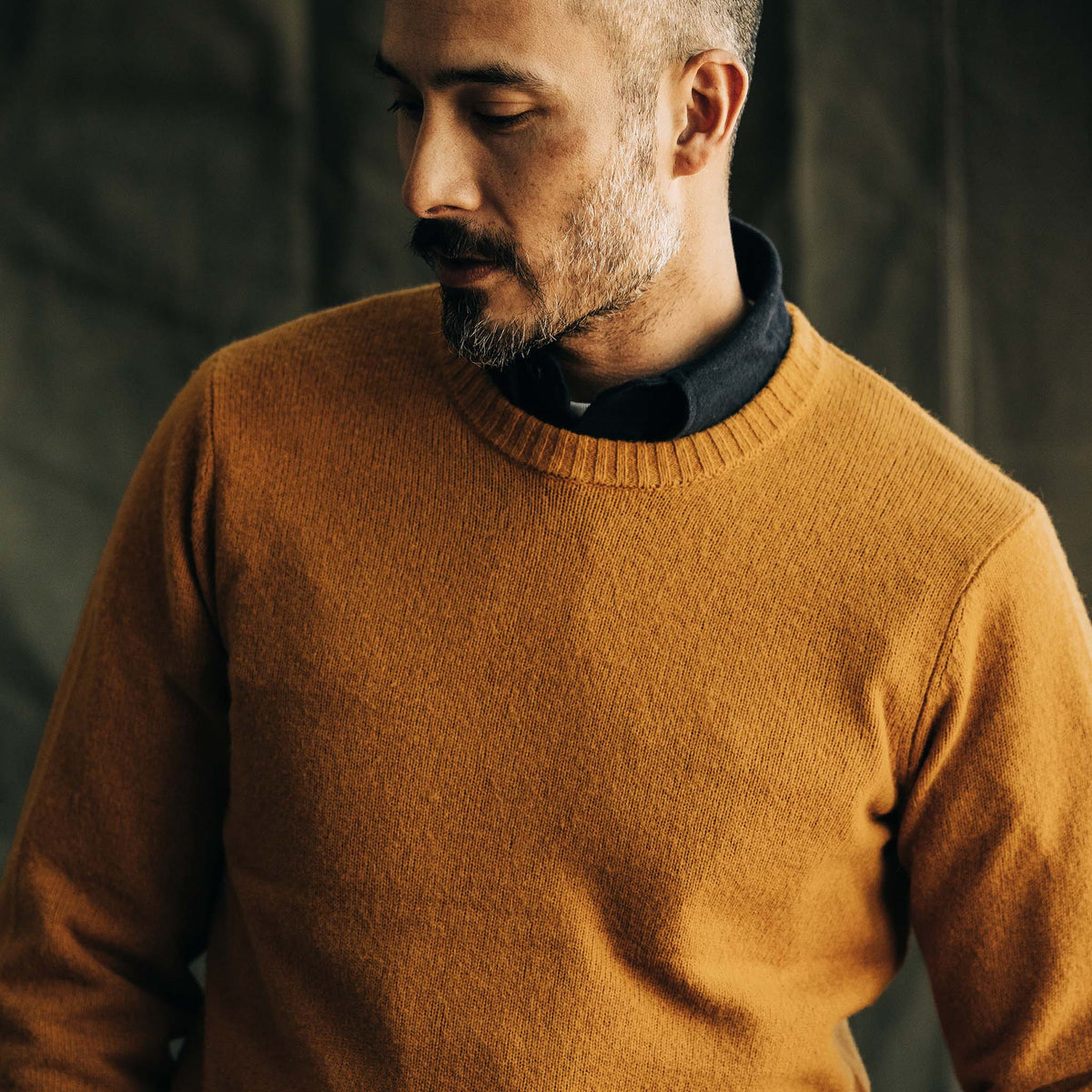 Men's The Lodge Sweater in Gold