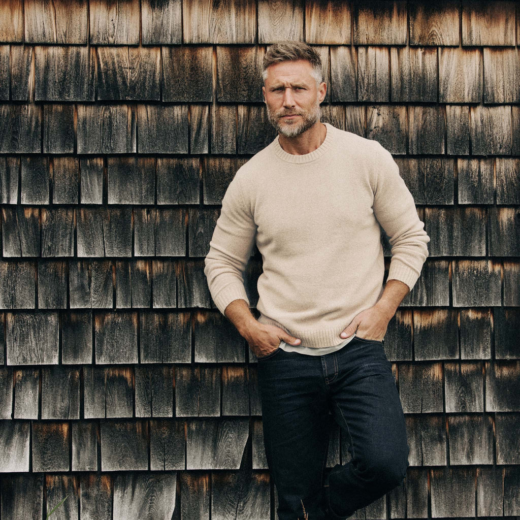 Men's The Lodge Sweater in Oat