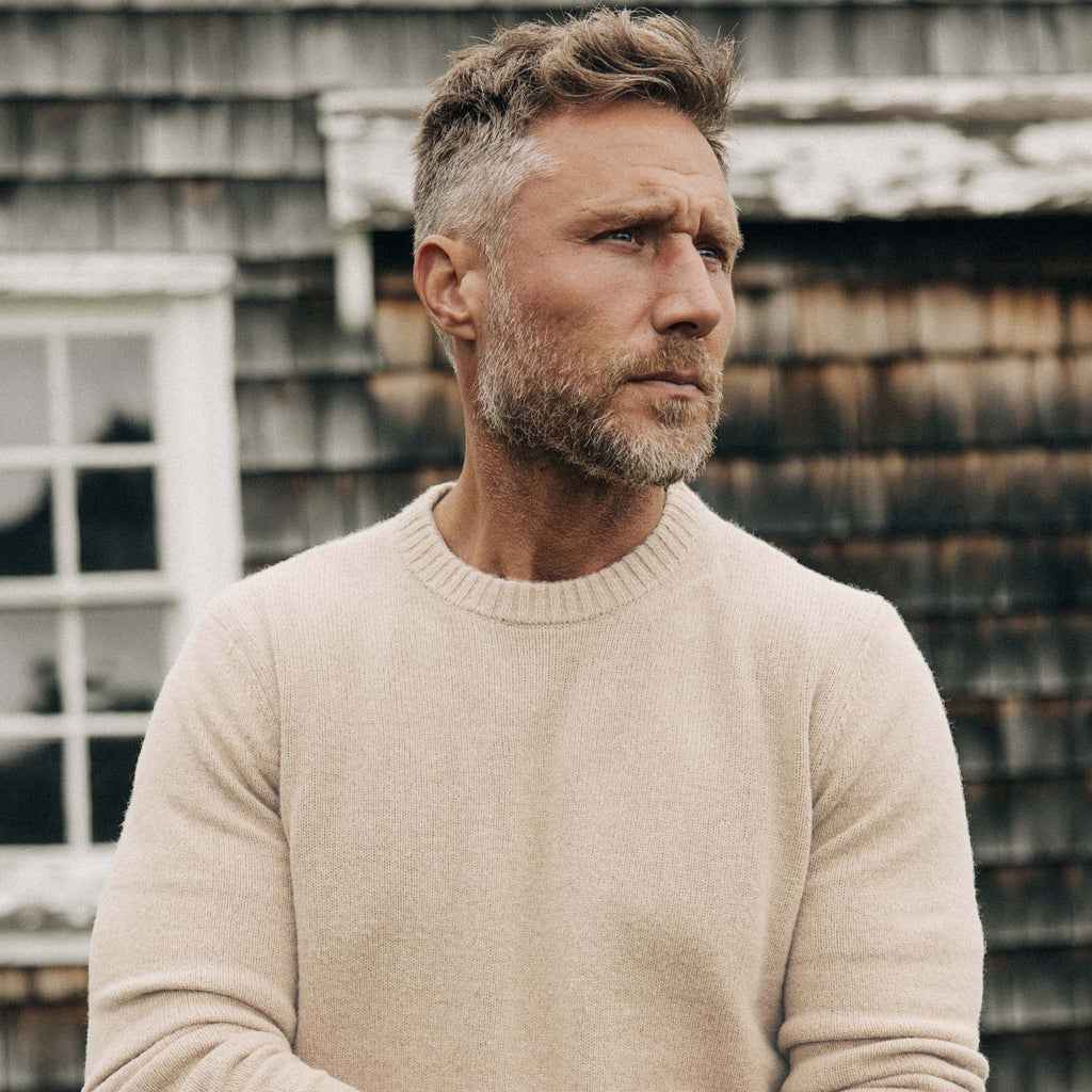 Men's The Lodge Sweater in Oat