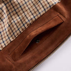Men's The Wyatt Jacket in Chocolate Suede